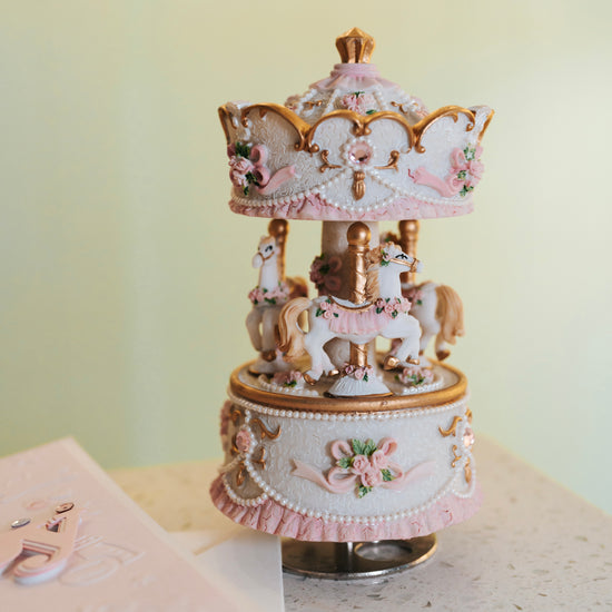 Vintage Carousel Musical Decor