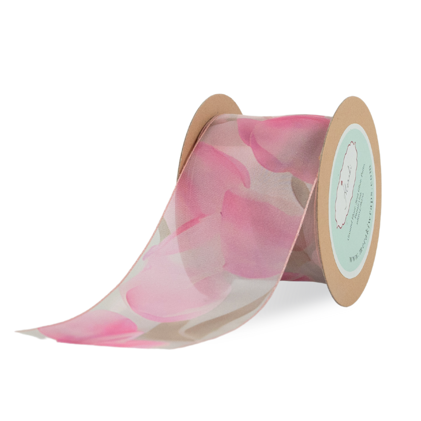 Pink Tulip Sheer Ribbon