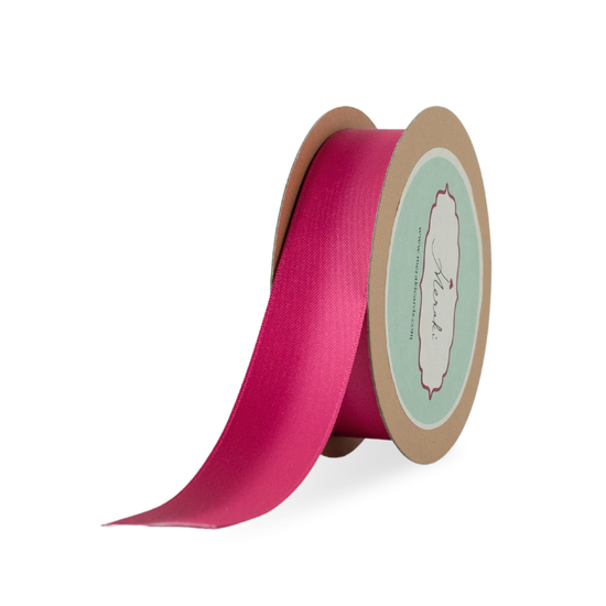 Double-face shaded ribbon (Dark Rose Pink and Rose Pink)