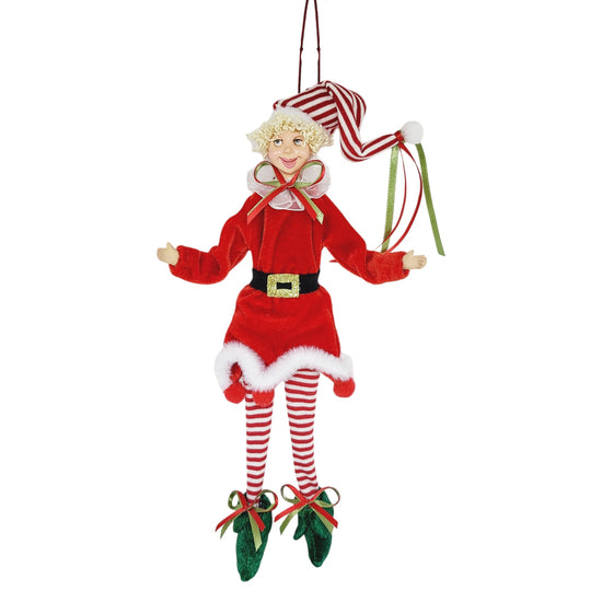 Elf Fabric Hanging Figurine