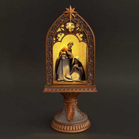 Holy Family Figurine With Led Light