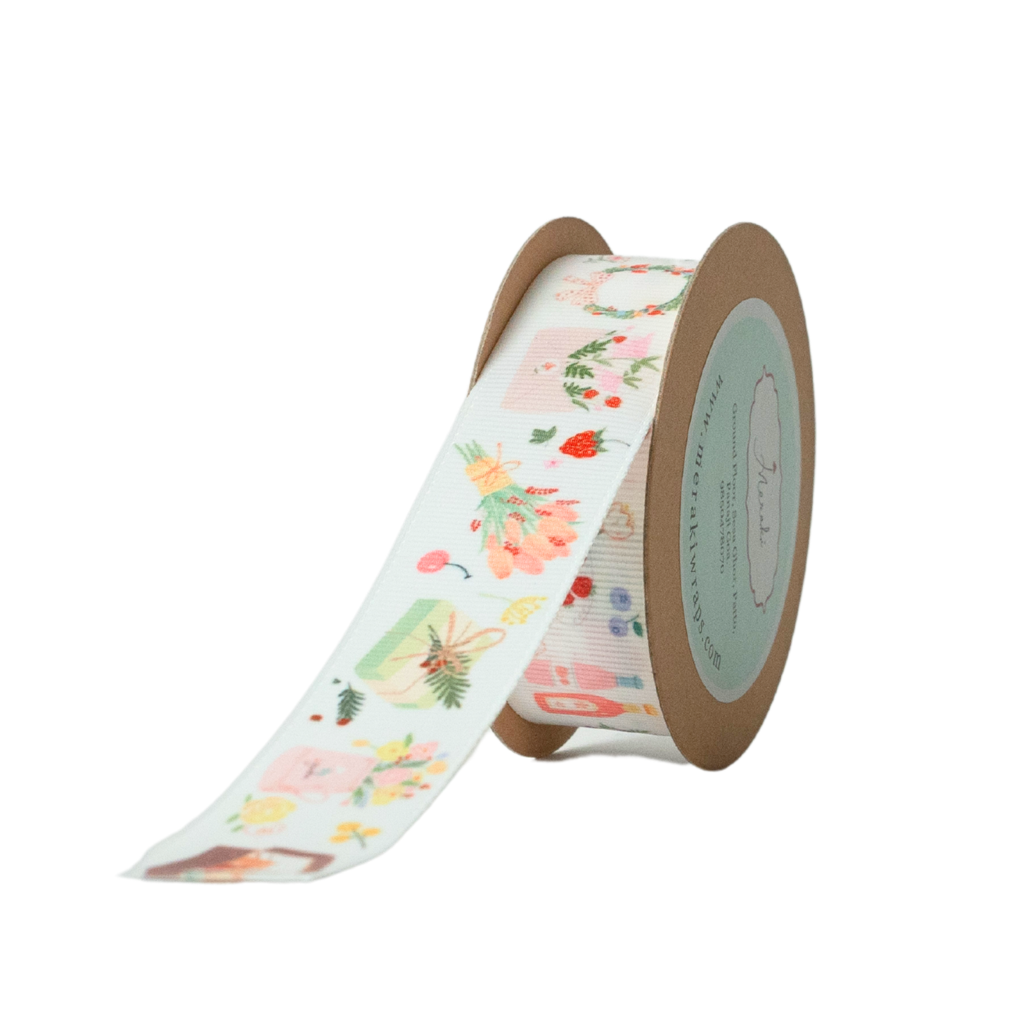 Picnic Print Grosgrain Ribbon