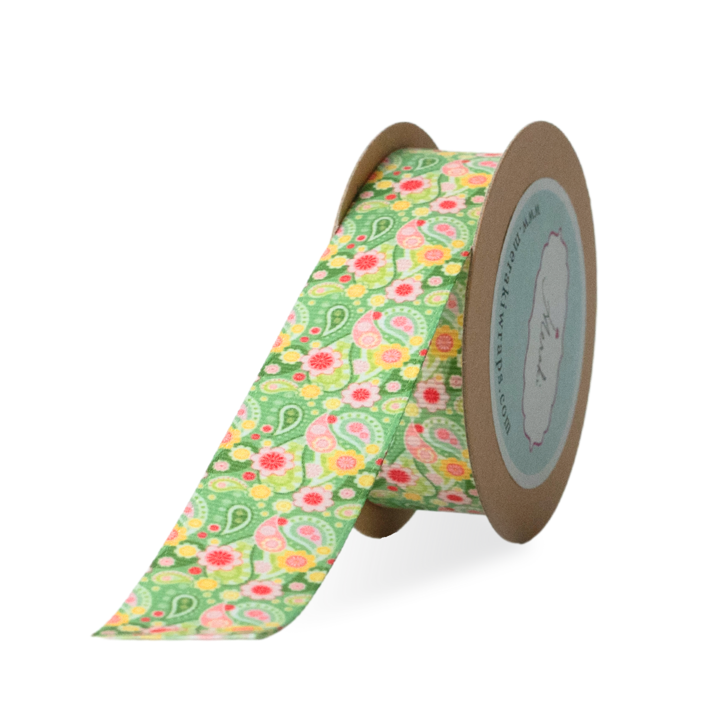 Paisely Print Grosgrain Ribbon