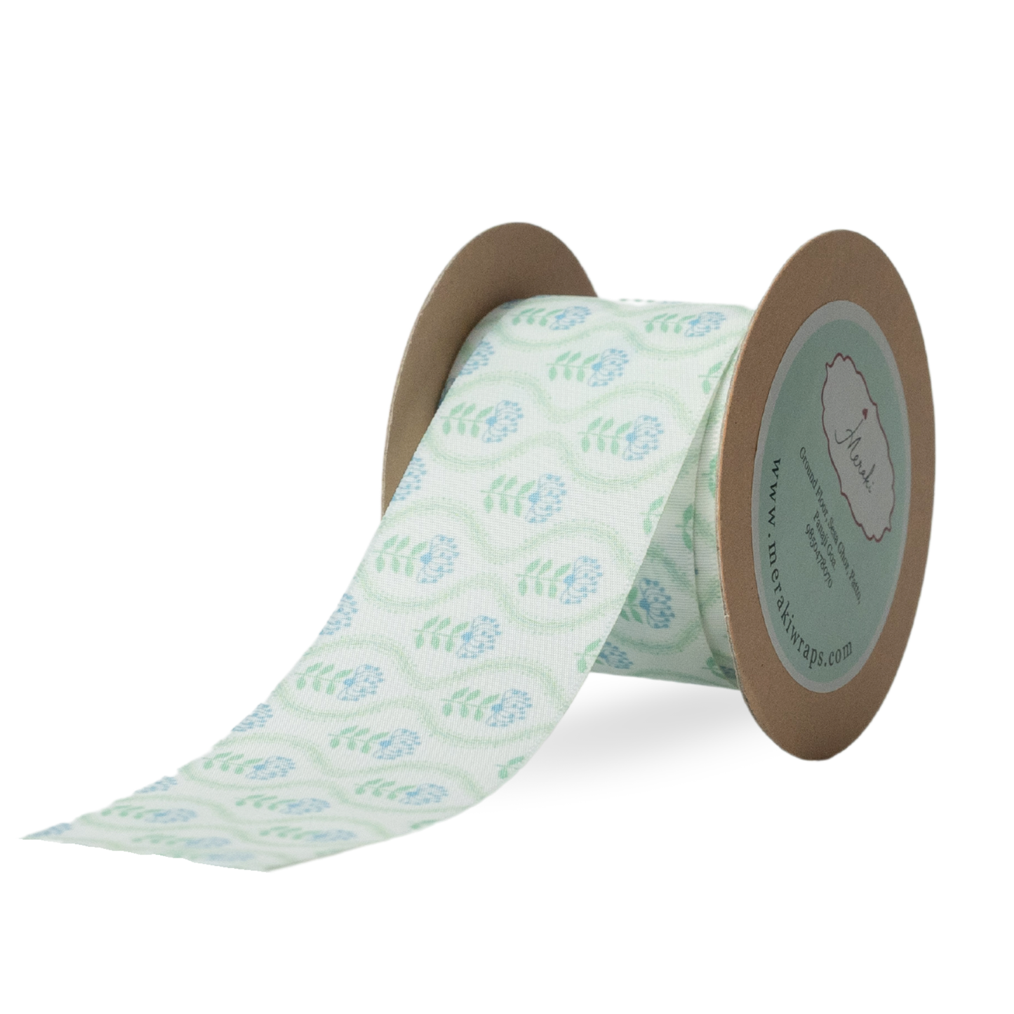 Paisley Print Taffeta Ribbon