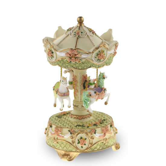 Floral Carousel Music Decor