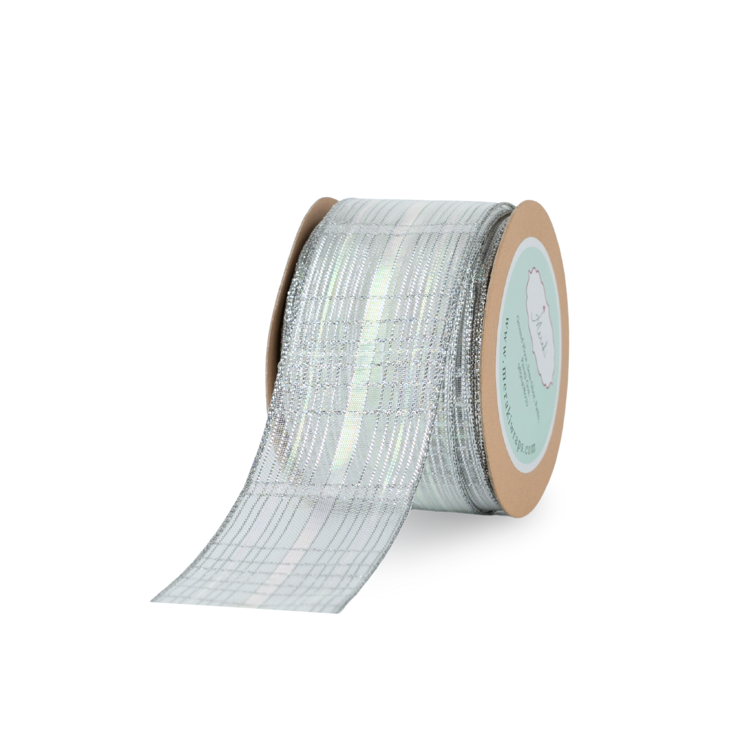 Metallic Iridescent Plaid Ribbons