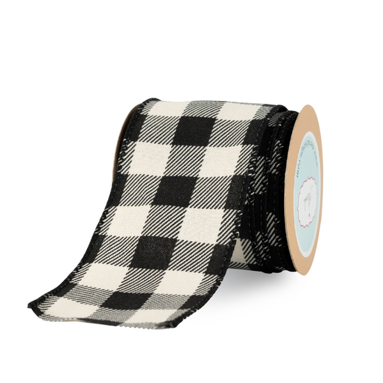 Black And Off-White  Buffalo Plaid